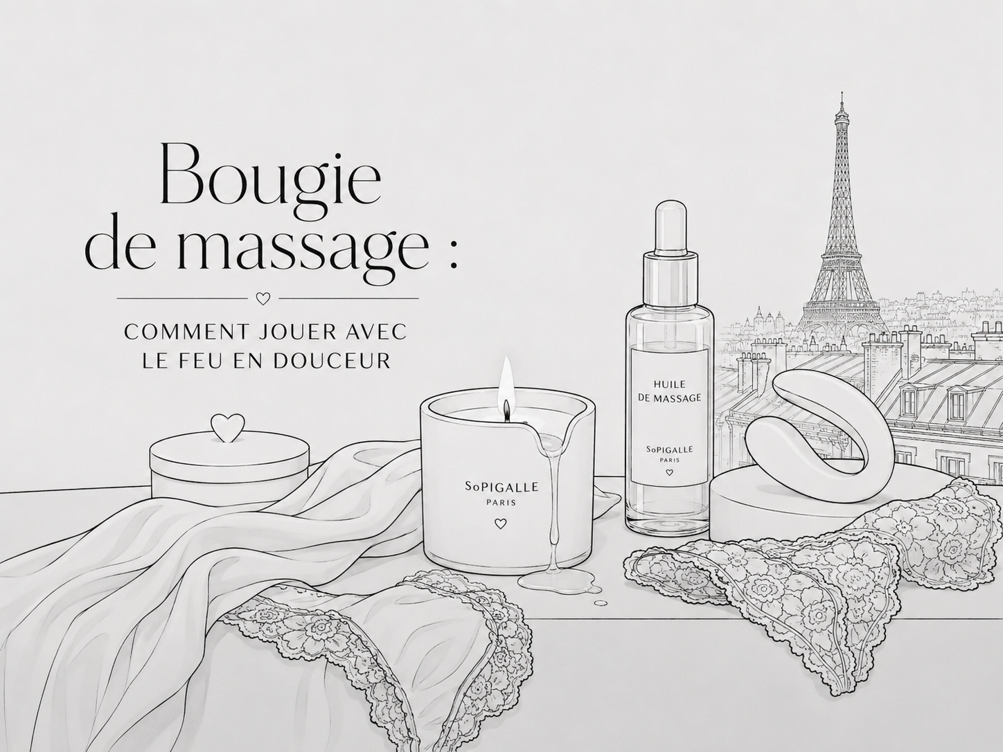 Bougie de massage : comment jouer avec le feu en douceur