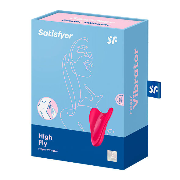 SATISFYER - VIBRATEUR DOIGTS HIGH FLY FUCHSIA SATISFYER VIBRATOR
