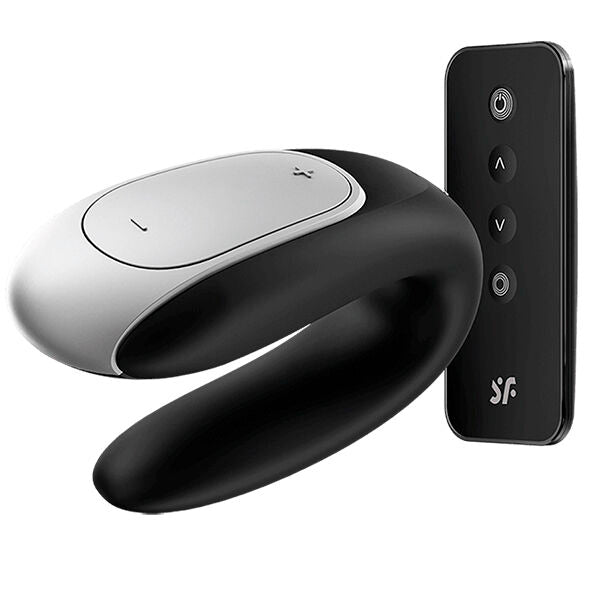 SATISFYER - VIBRATEUR PARTENAIRE DOUBLE FUN NOIR SATISFYER CONNECT