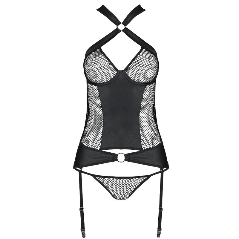 PASSION - AMANDA CORSET EN CUIR ÉCOLOGIQUE S/M PASSION WOMAN