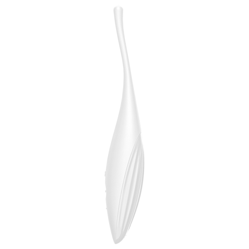 SATISFYER - VIBRATEUR POINTE DE CLIT TWIRLING JOY BLANC SATISFYER CONNECT