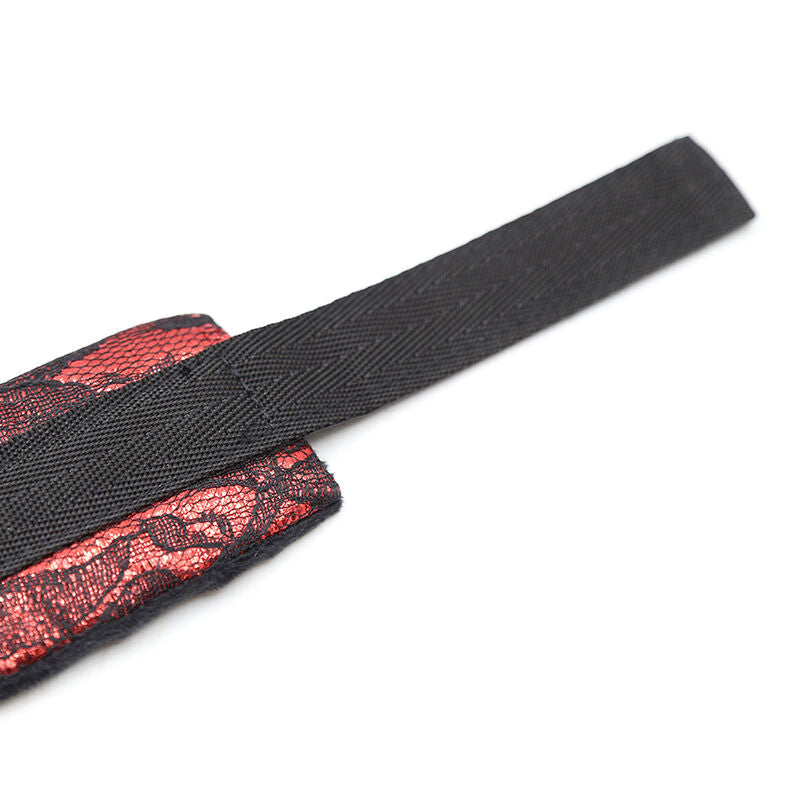 OHMAMA FETISH - MENOTTES EN VELOURS AVEC RUBAN EN NYLON OHMAMA FETISH