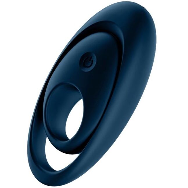 SATISFYER - VIBRATEUR ANNEAU GLORIOUS DUO BLEU SATISFYER RING