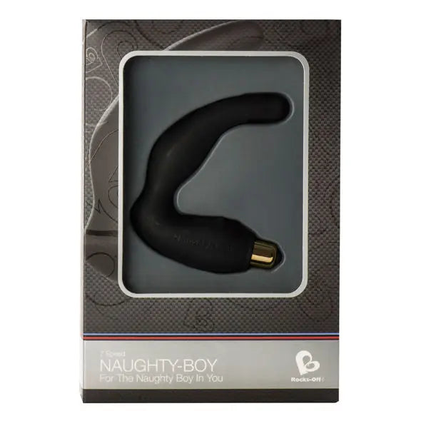 ROCKS-OFF - MASSEUR POINT G MLE NAUGHTY-BOY 7 V NOIR ROCKS-OFF