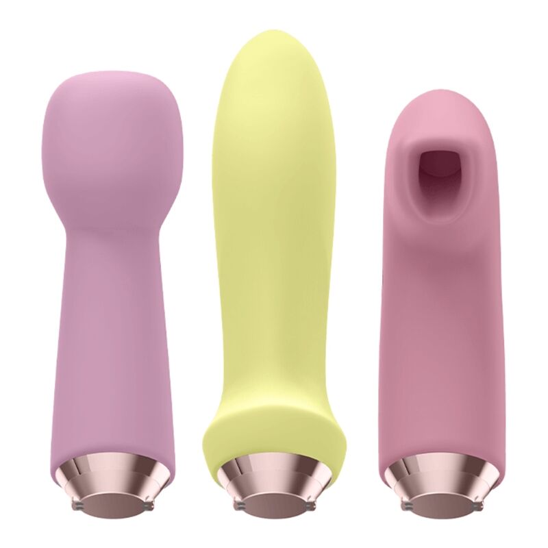 SATISFYER - MARVELOUS FOUR ENSEMBLE VIBRATEUR ET AIR PULSE SATISFYER VIBRATOR