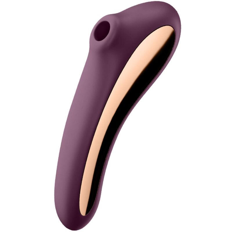 SATISFYER - VIBRATEUR DUAL KISS AIR PULSE VIN ROUGE SATISFYER AIR PULSE