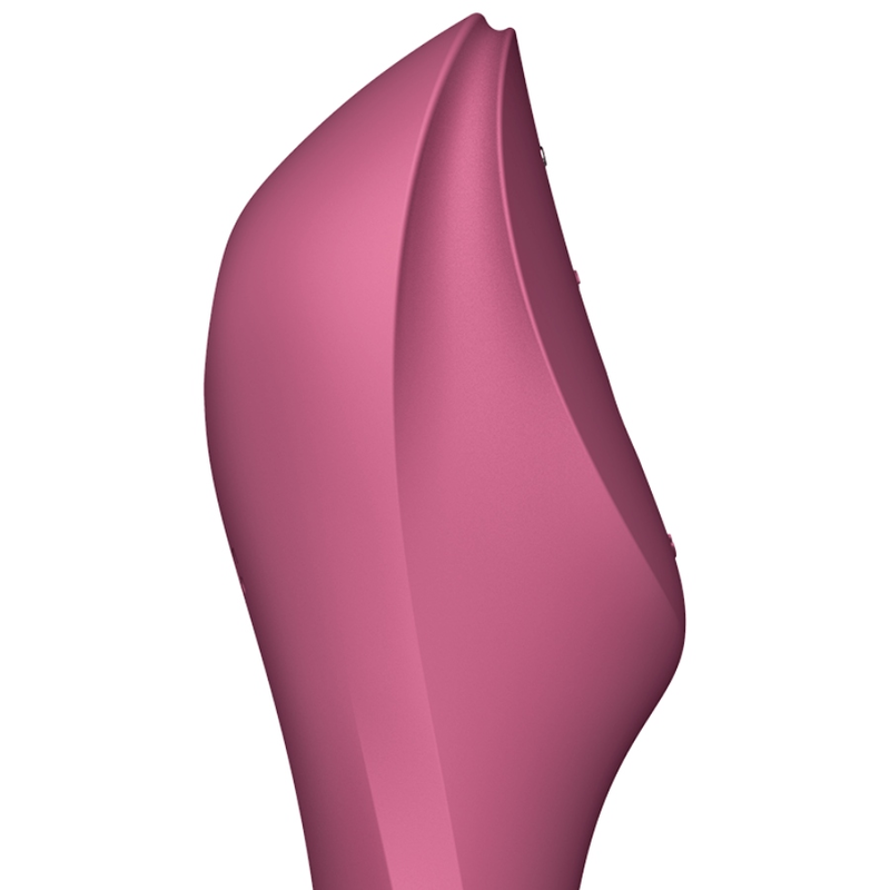 SATISFYER - STIMULATEUR ET VIBRATEUR CURVY TRINITY 3 ROUGE SATISFYER AIR PULSE