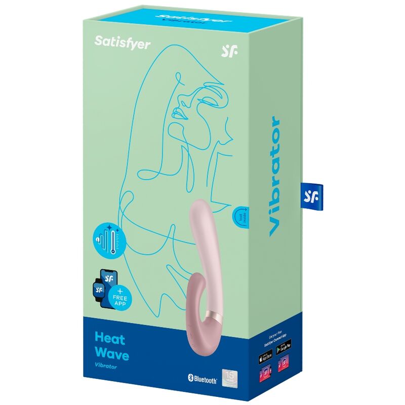 SATISFYER - APPLICATION HEAT WAVE VIBRATOR ROSE SATISFYER CONNECT
