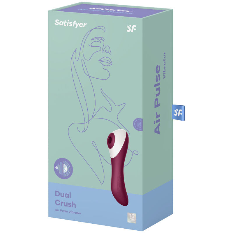 SATISFYER - VIBRATEUR IMPULSIONS AIR DUAL CRUSH SATISFYER AIR PULSE