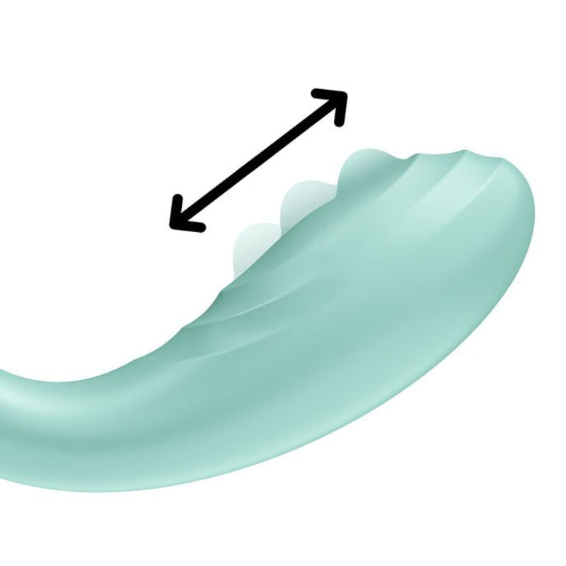 SATISFYER - VIBRATEUR SPOT G RRROLLING PLEASURE VERT SATISFYER VIBRATOR