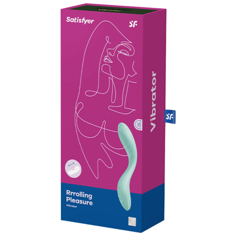 SATISFYER - VIBRATEUR SPOT G RRROLLING PLEASURE VERT SATISFYER VIBRATOR