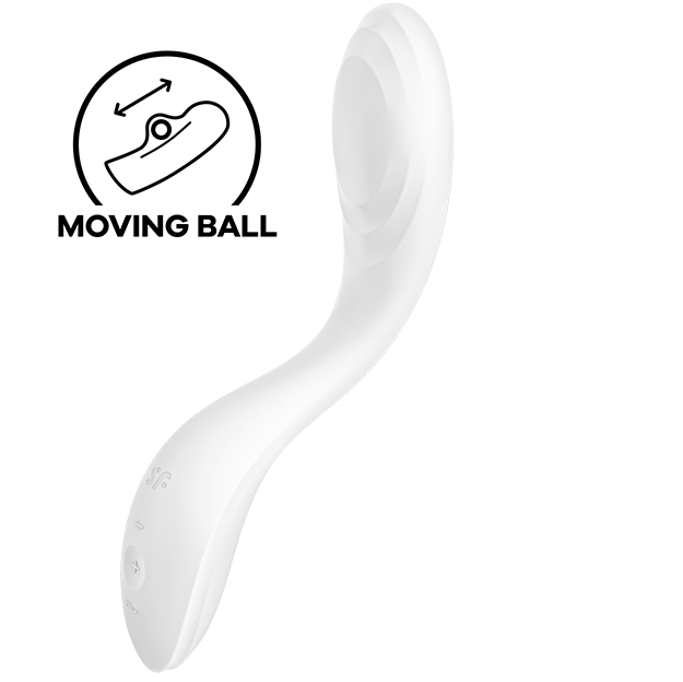 SATISFYER - VIBRATEUR SPOT G RRROLLING PLEASURE BLANC SATISFYER VIBRATOR