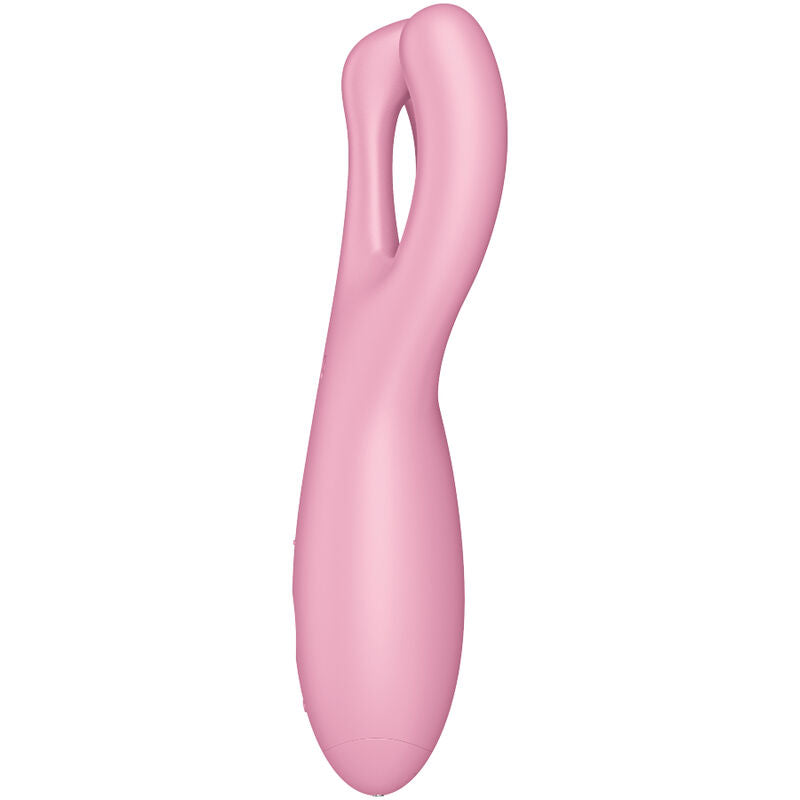 SATISFYER - APPLICATION VIBRATEUR THREESOME 4 ROSE SATISFYER CONNECT