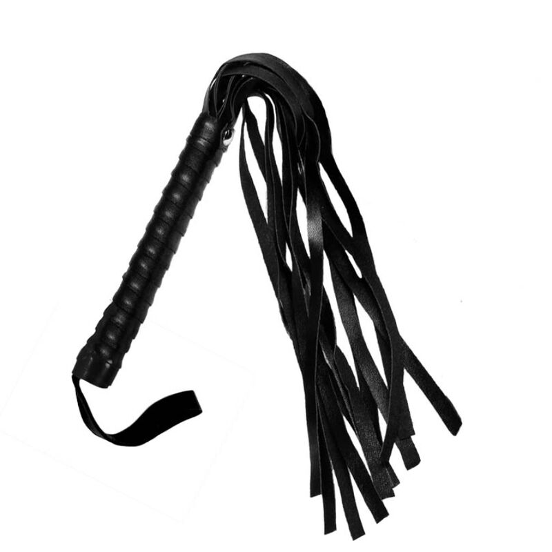 SECRETPLAY - FOUET DE BONDAGE NOIR COLLECTION BDSM SECRETPLAY 100% FETISH