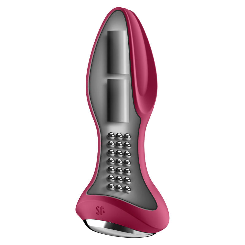 SATISFYER - APPLICATION DE PLUG VIBRANT ROTATOR PLUG 2+ ROUGE SATISFYER CONNECT