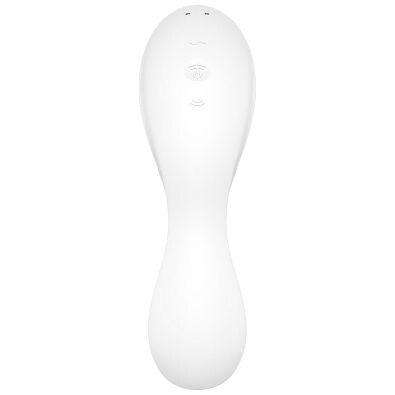 SATISFYER - APPLICATION STIMULATEUR ET VIBRATEUR CURVY TRINITY 5 BLANC SATISFYER CONNECT