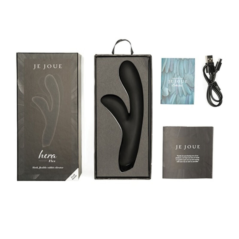 Je Joue Hera Flex – Rabbit vibrant – Noir JE JOUE