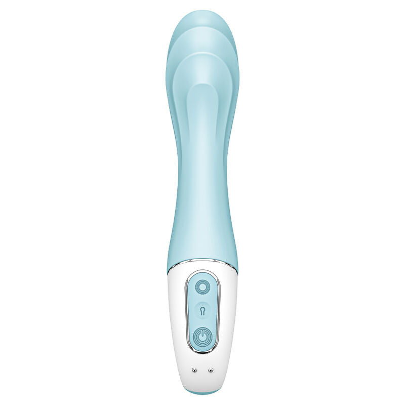 SATISFYER - AIR PUMP VIBRATOR 5+ APP GONFLABLE G-SPOT VIBRATOR BLEU SATISFYER CONNECT