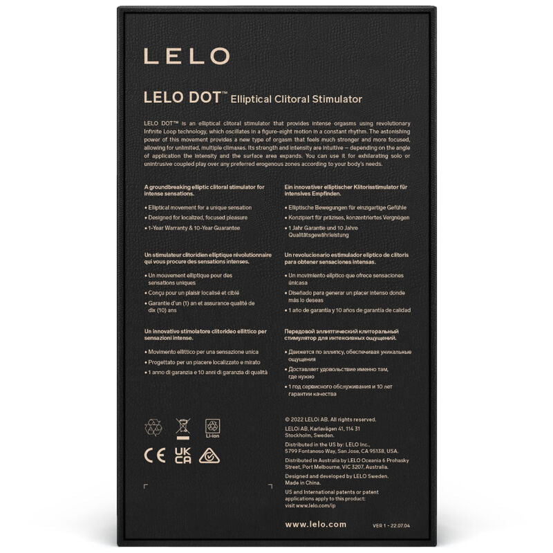 LELO - STIMULATEUR DE CLITORIS DOT - LILAS LELO