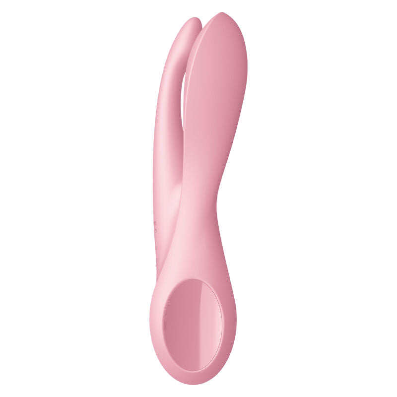 SATISFYER - VIBRATEUR THREESOME 1 ROSE SATISFYER VIBRATOR
