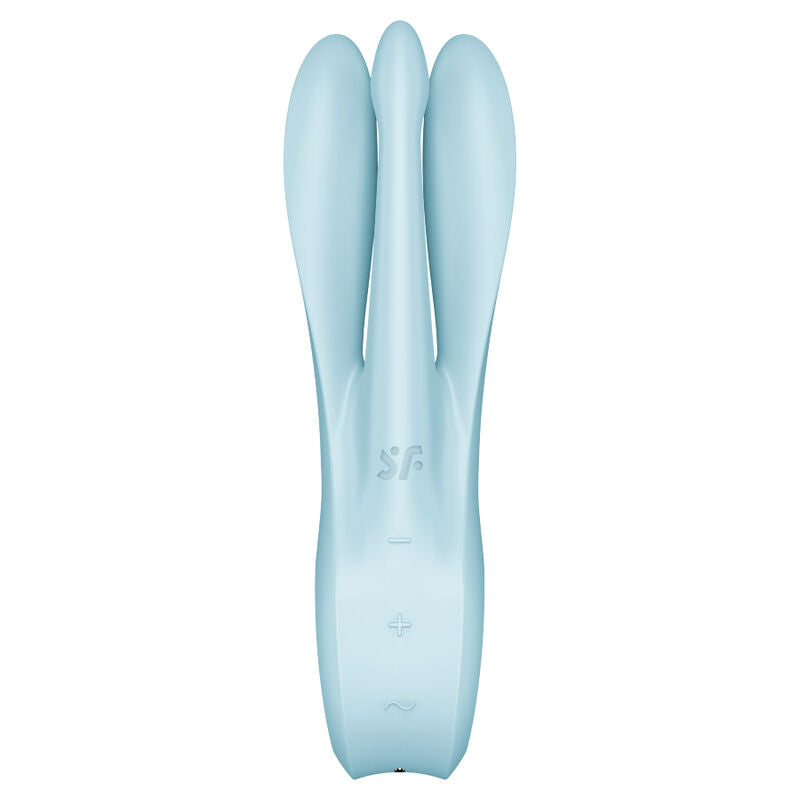 SATISFYER - VIBRATEUR THREESOME 1 BLEU SATISFYER VIBRATOR