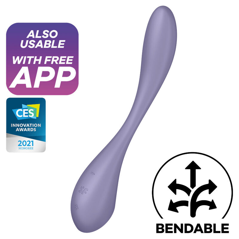 SATISFYER - VIBRATEUR MULTI G-SPOT FLEX 5 LILAS SATISFYER VIBRATOR