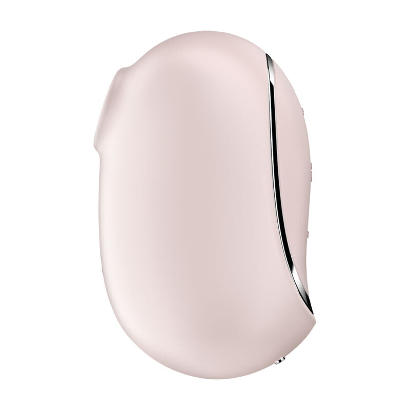 SATISFYER - STIMULATEUR ET VIBRATEUR DOUBLE AIR PULSE PRO TO GO 2 BEIGE SATISFYER AIR PULSE