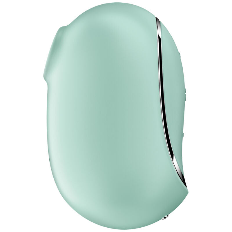 SATISFYER - STIMULATEUR ET VIBRATEUR DOUBLE AIR PULSE PRO TO GO 2 VERT SATISFYER AIR PULSE
