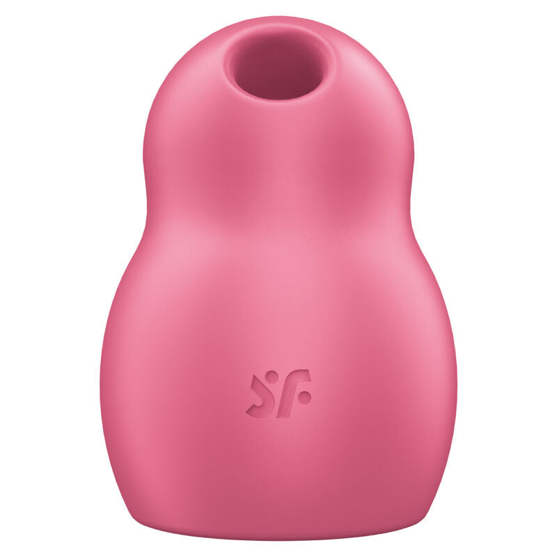 SATISFYER - STIMULATEUR ET VIBRATEUR DOUBLE AIR PULSE PRO TO GO 1 ROUGE SATISFYER AIR PULSE