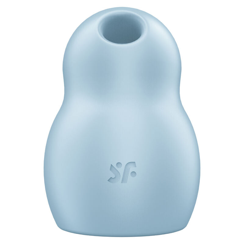 SATISFYER - STIMULATEUR ET VIBRATEUR DOUBLE AIR PULSE PRO TO GO 1 BLEU SATISFYER AIR PULSE