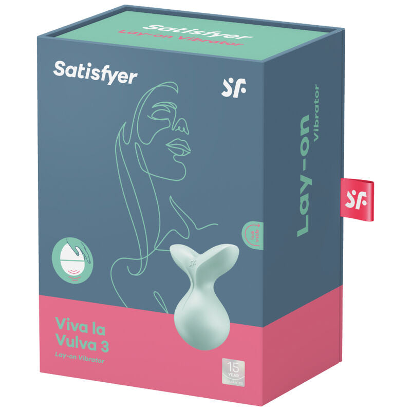 SATISFYER - VIBRATEUR POSER VIVA LA VULVA 3 VERT SATISFYER LAYONS