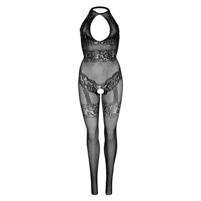LEG AVENUE - BODYSTOCKING RÉSILLE SANS COUTURE TAILLE UNIQUE - NOIR LEG AVENUE BODYSTOCKINGS