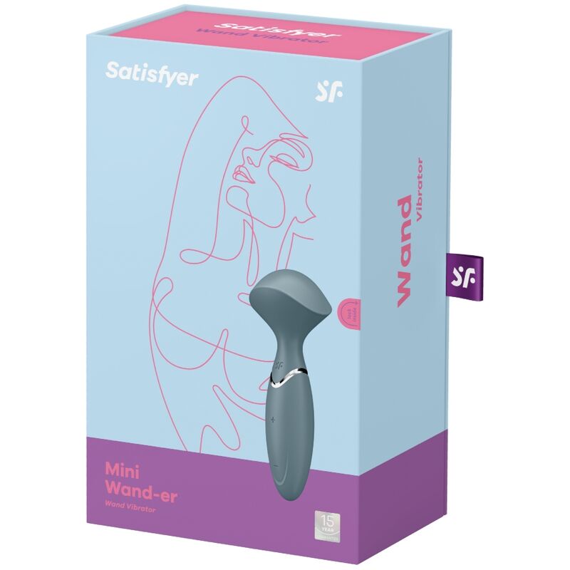 SATISFYER - MINI WONDER GRIS SATISFYER WAND