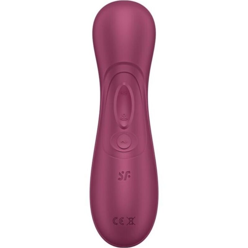 SATISFYER - PRO 2 GÉNÉRATION 3 TECHNOLOGIE AIR LIQUIDE VIN ROUGE SATISFYER AIR PULSE