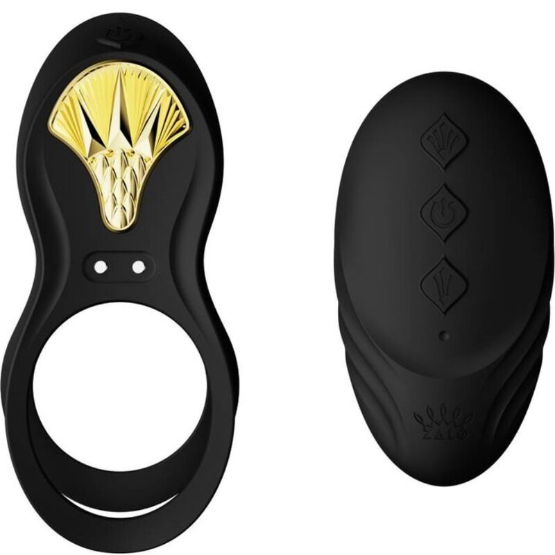 ZALO - BAGUE VIBRANTE COUPLES BAYEK NOIR ZALO