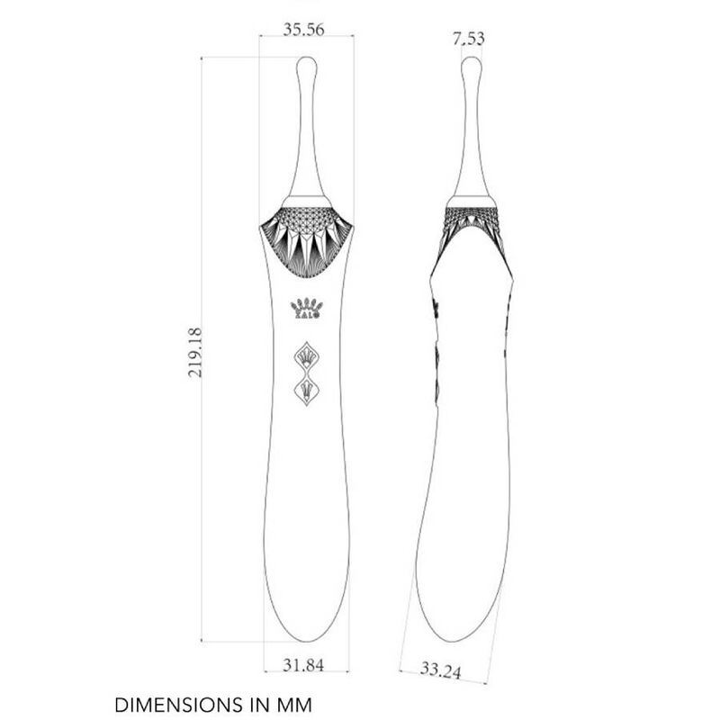 ZALO - BESS 2 CLITORAL MASSAGER BLACK ZALO