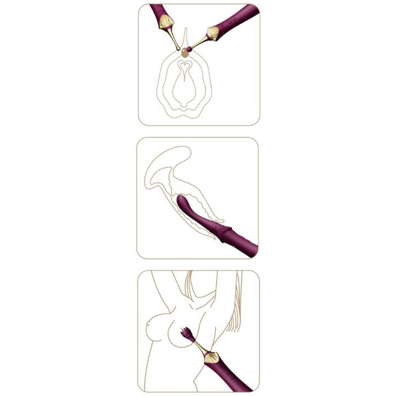 ZALO - BESS 2 CLITORAL MASSAGER BLACK ZALO