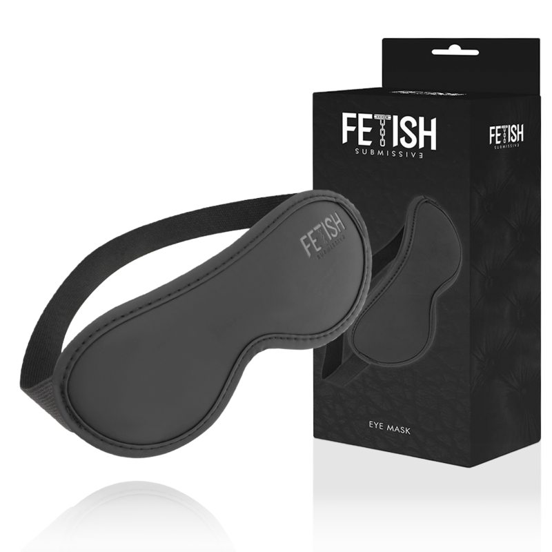 FETISH SUBMISSIVE - MASQUE EN CUIR VÉGAN II AVEC DOUBLURE EN NOPRÈNE FETISH SUBMISSIVE BONDAGE