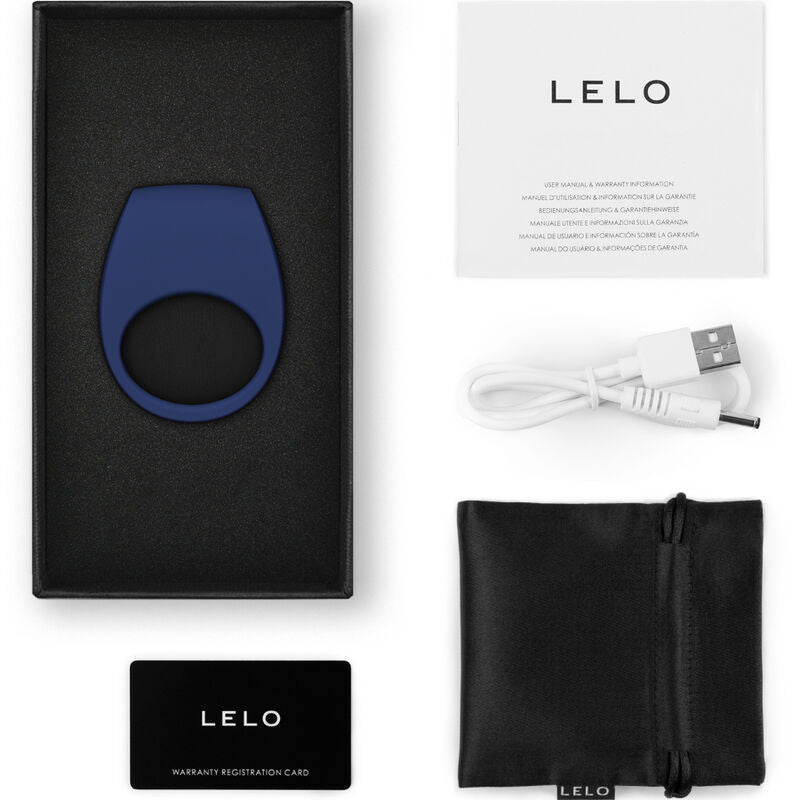 LELO - ANNEAU VIBRATEUR TOR 3 BLEU LELO