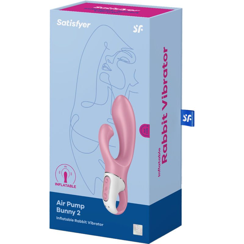 SATISFYER - POMPE AIR BUNNY 2 ROSE SATISFYER VIBRATOR