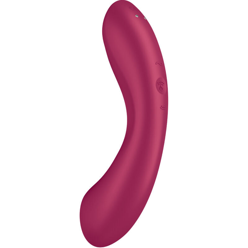 SATISFYER - CURVE TRINITY 1 AIR PULSE VIBRATION ROUGE SATISFYER AIR PULSE