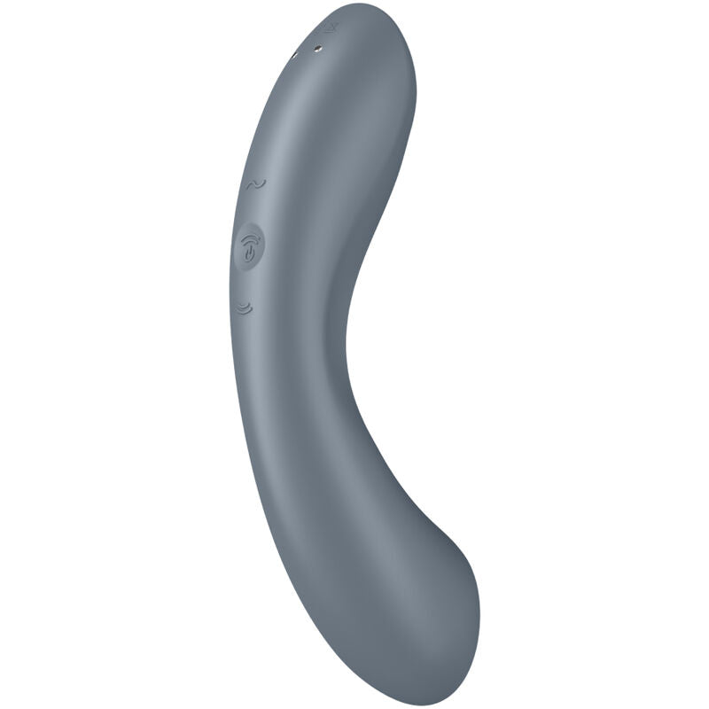 SATISFYER - CURVE TRINITY 1 AIR PULSE VIBRATION GRIS SATISFYER AIR PULSE