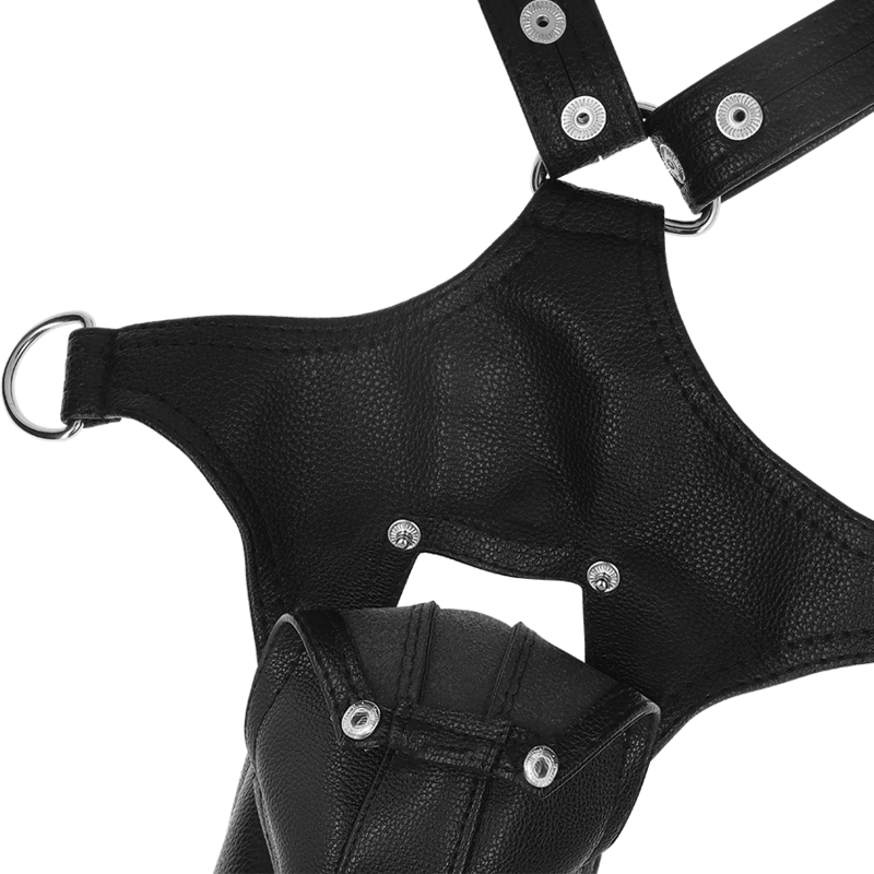 FETISH SUBMISSIVE ATTITUDE - HARNAIS EN CUIR ÉCOLOGIQUE EN FORME DE V POUR HOMMES FETISH SUBMISSIVE ATTITUDE