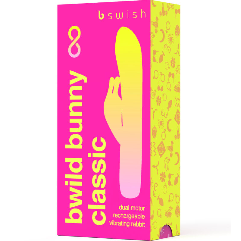 B SWISH - VIBRATEUR RECHARGEABLE CLASSIQUE BWILD BUNNY INFINITE SILICONE ROSE B SWISH