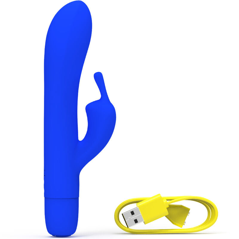 B SWISH - VIBRATEUR RECHARGEABLE CLASSIQUE BWILD BUNNY INFINITE SILICONE BLEU B SWISH
