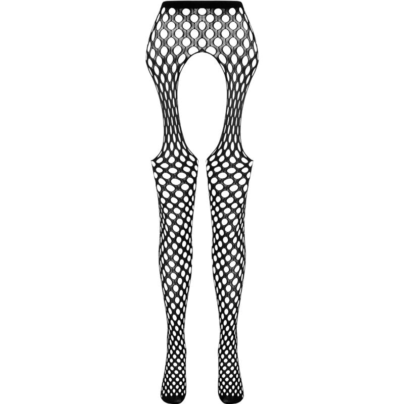 PASSION - BODYSTOCKING ECO COLLECTION ECO S003 BLANC PASSION WOMAN GARTER & STOCK