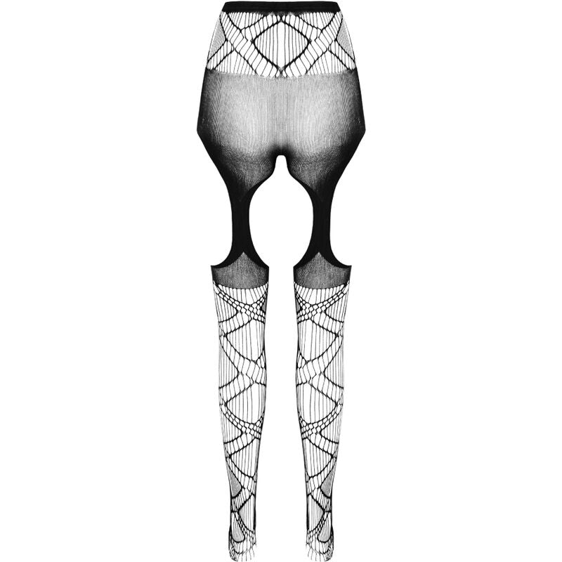 PASSION - BODYSTOCKING ECO COLLECTION ECO S005 BLANC PASSION WOMAN GARTER & STOCK