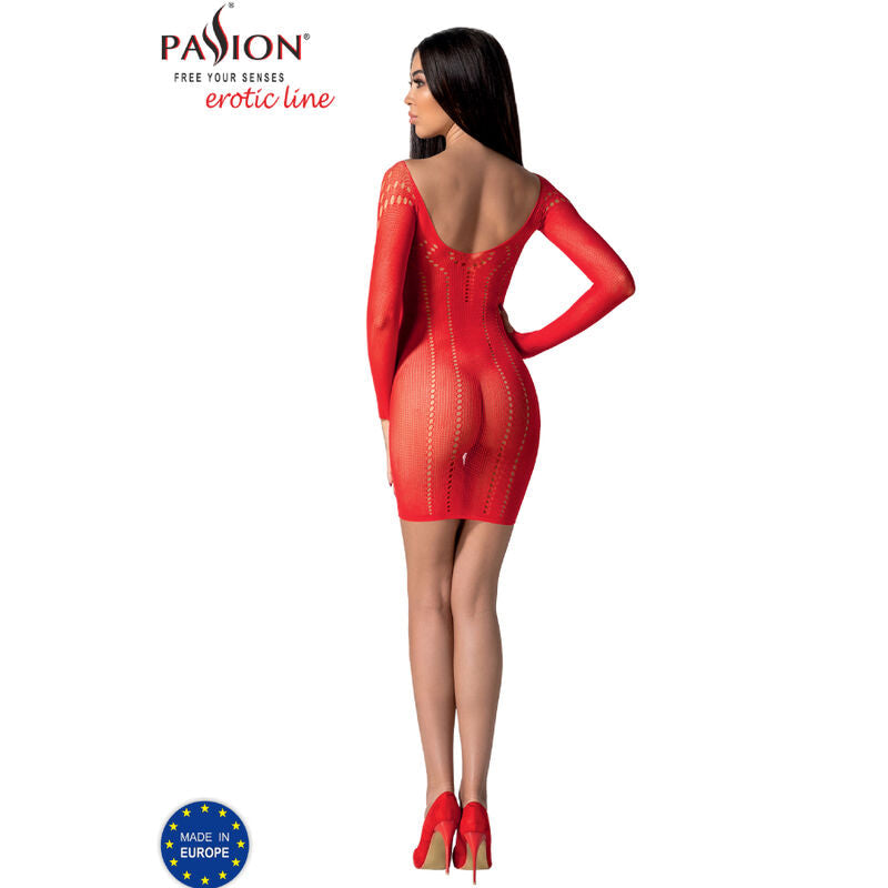 PASSION - BS101 BODYSTOCKING ROUGE TAILLE UNIQUE PASSION WOMAN BODYSTOCKINGS