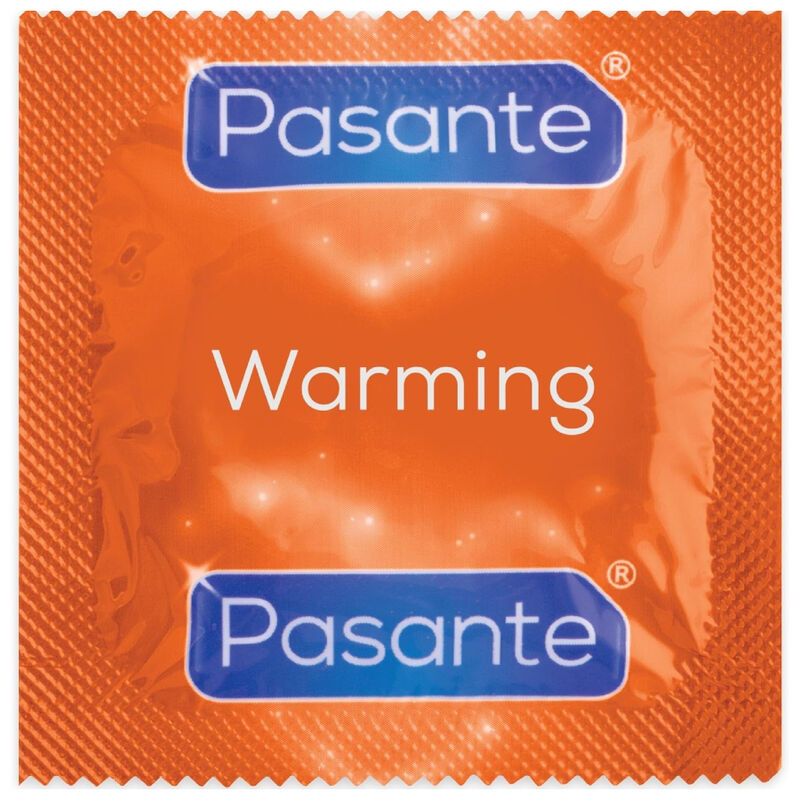 PASANTE - PRÉSERVATIFS EFFET CHAUFFANT SAC 144 UNITÉS PASANTE