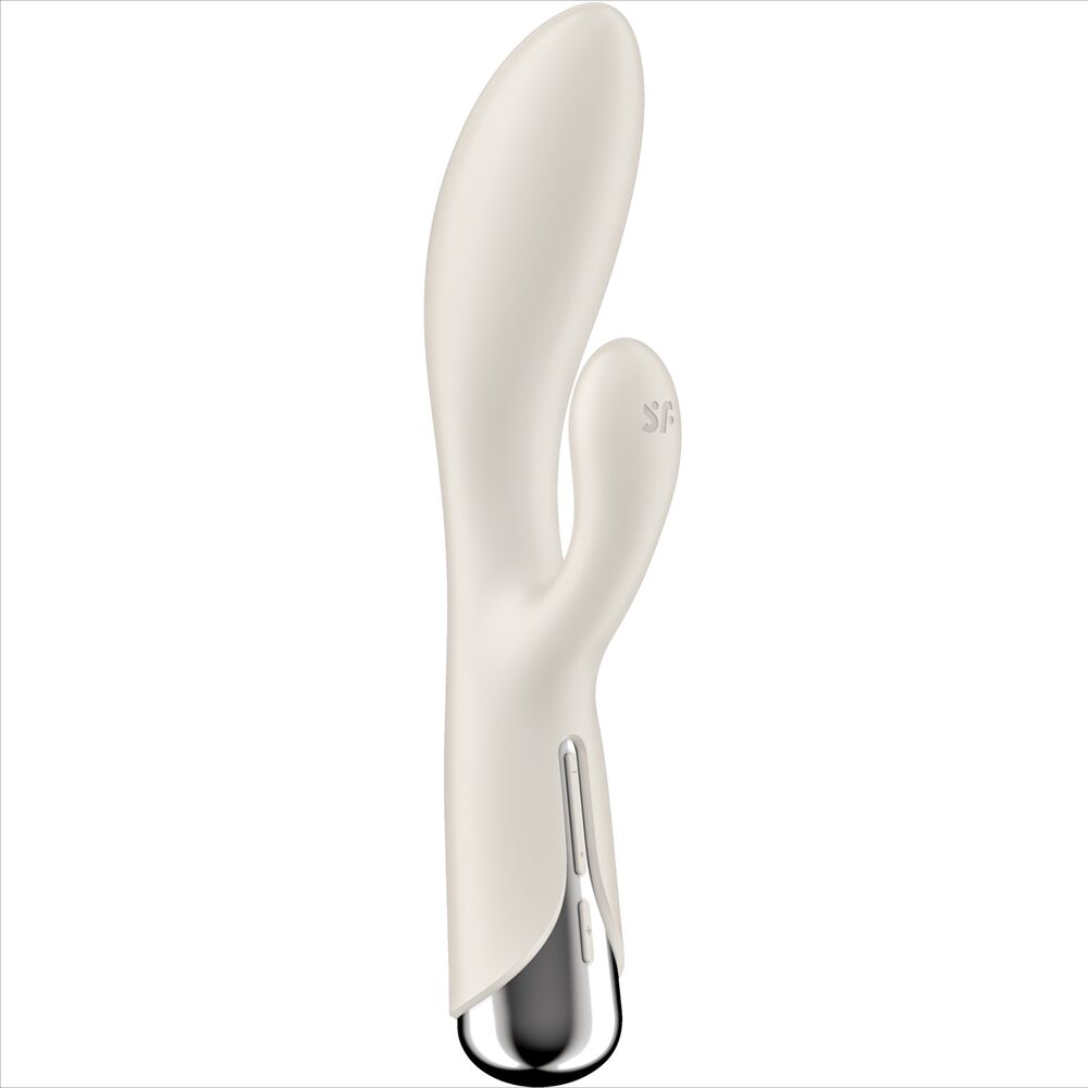 SATISFYER - SPINNING RABBIT 1 CLITORIS ET STIMULATION DU POINT G BEIGE SATISFYER VIBRATOR